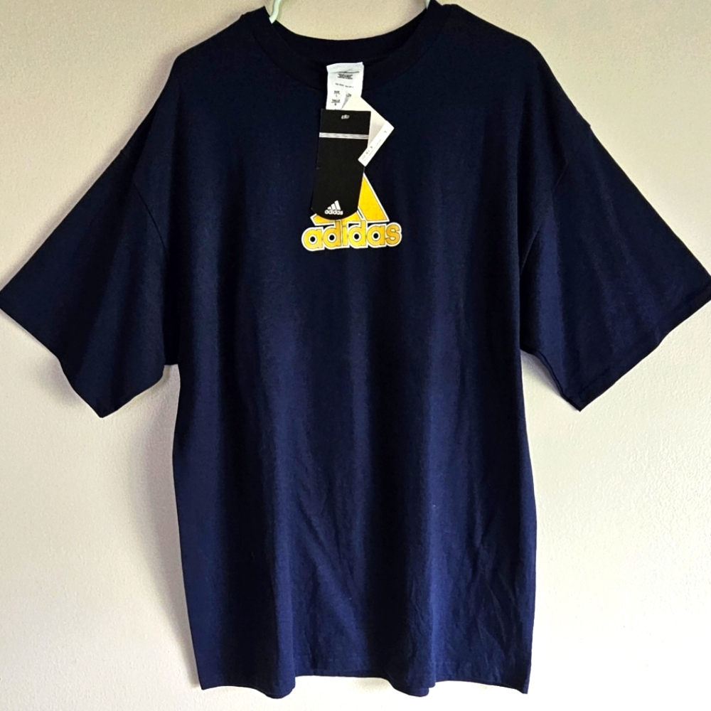 Adidas Vintage Navy Blue T-Shirt